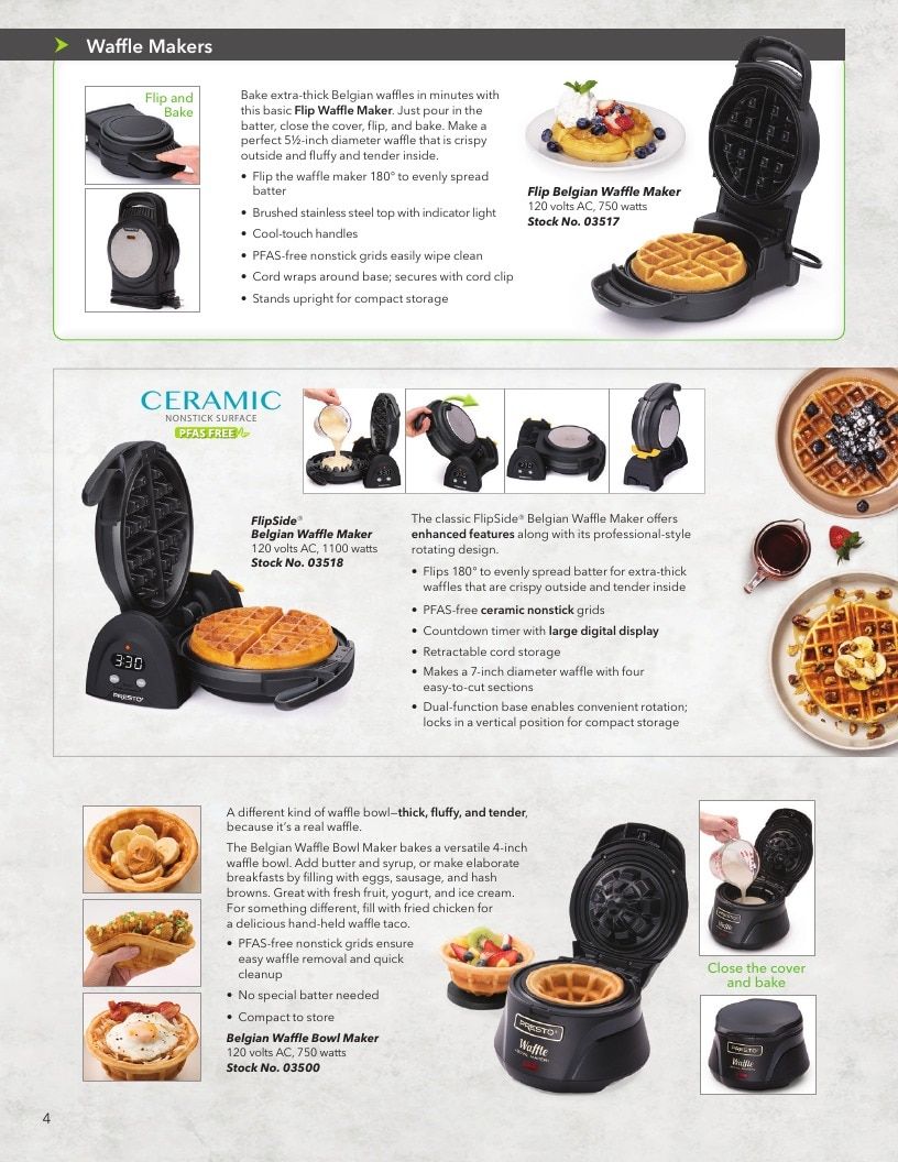 National Presto Industries Kitchen Appliances Catalog Weekly Ad January 1 - December 31, 2026