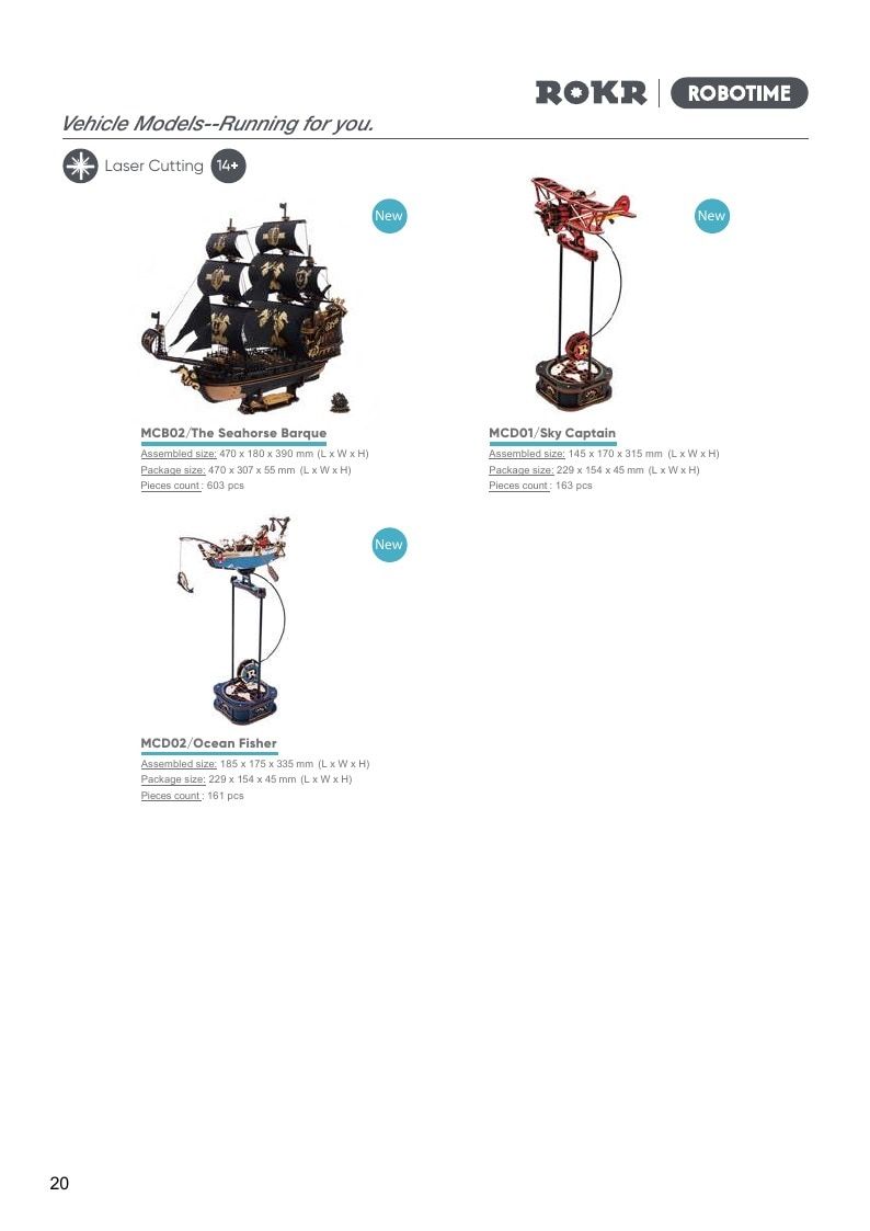 Robotime Current DIY Crafts Catalog Weekly Ad January 1 - December 31, 2026
