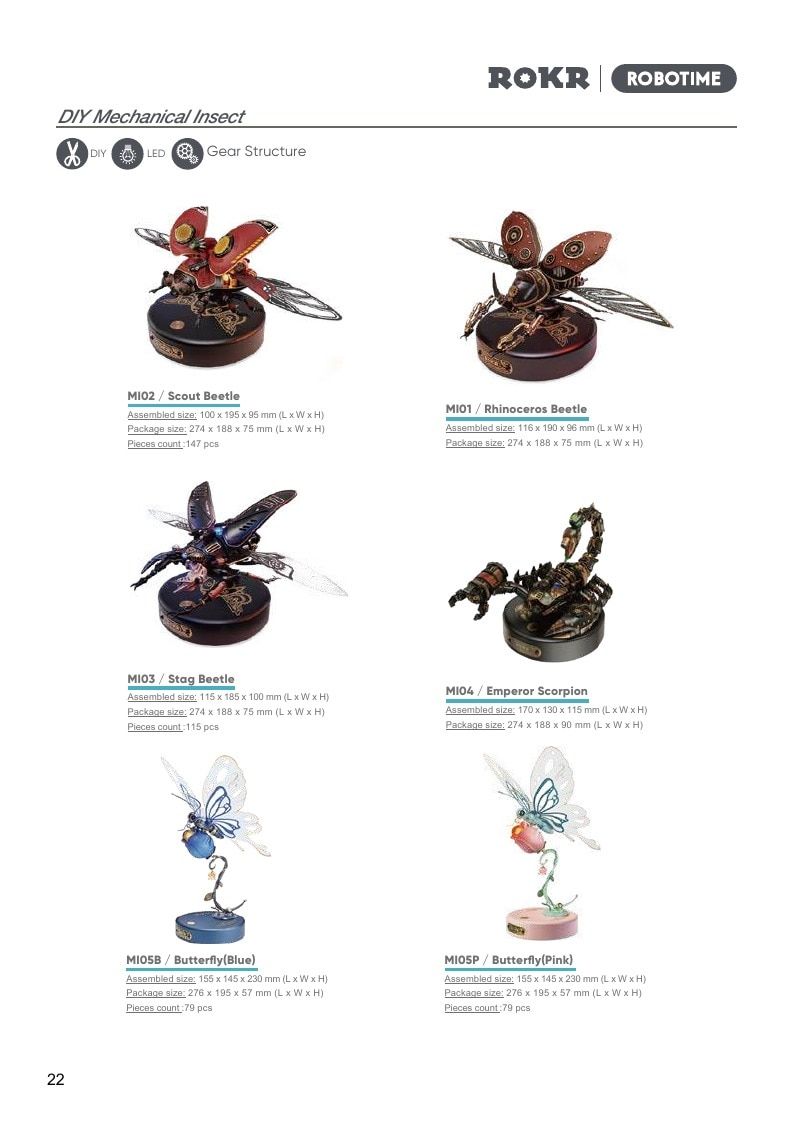Robotime Current DIY Crafts Catalog Weekly Ad January 1 - December 31, 2026