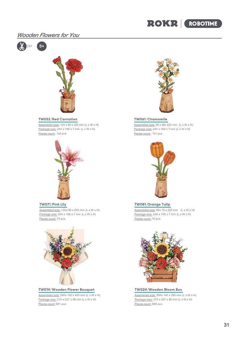 Robotime Current DIY Crafts Catalog Weekly Ad January 1 - December 31, 2026
