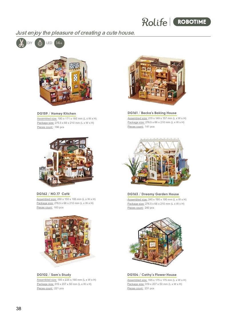 Robotime Current DIY Crafts Catalog Weekly Ad January 1 - December 31, 2026