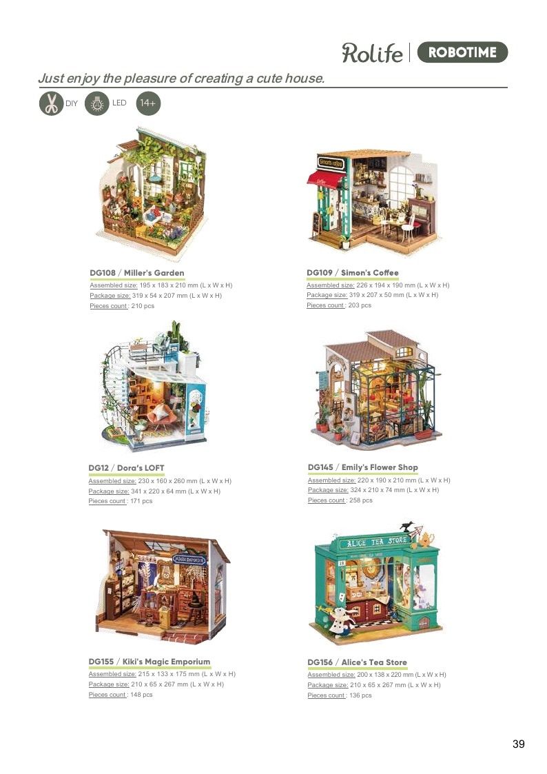 Robotime Current DIY Crafts Catalog Weekly Ad January 1 - December 31, 2026