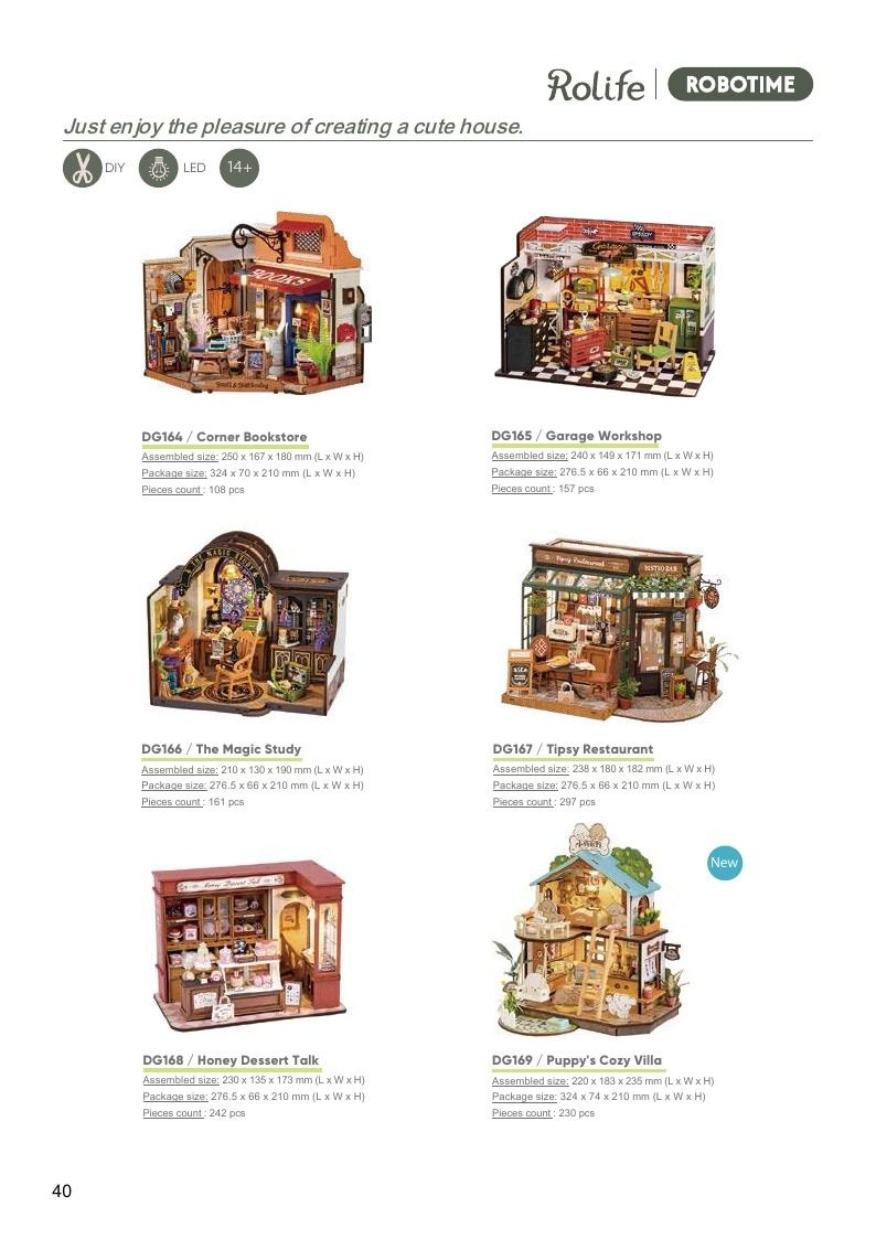 Robotime Current DIY Crafts Catalog Weekly Ad January 1 - December 31, 2026