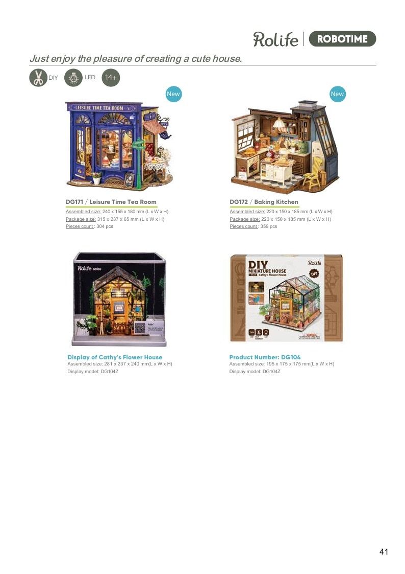 Robotime Current DIY Crafts Catalog Weekly Ad January 1 - December 31, 2026