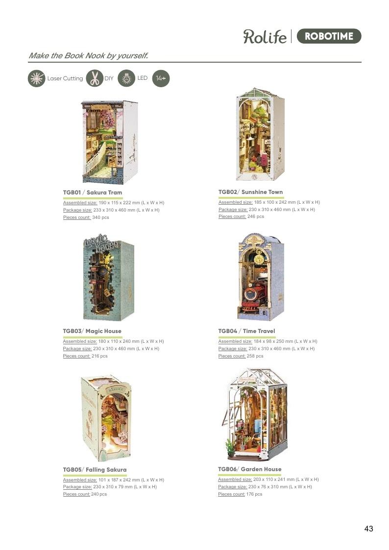 Robotime Current DIY Crafts Catalog Weekly Ad January 1 - December 31, 2026