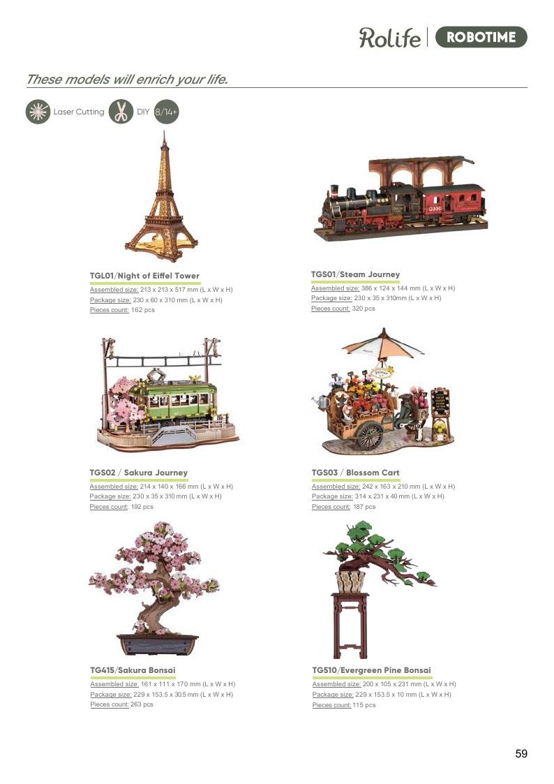 Robotime Current DIY Crafts Catalog Weekly Ad January 1 - December 31, 2026