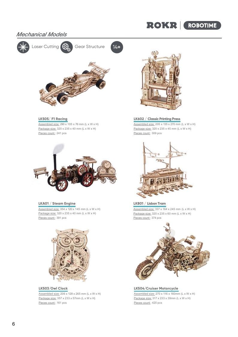 Robotime Current DIY Crafts Catalog Weekly Ad January 1 - December 31, 2026