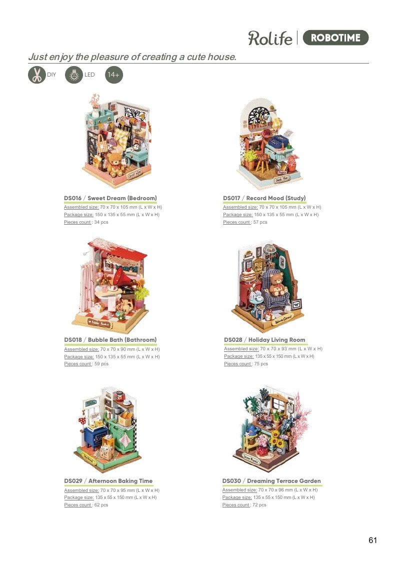 Robotime Current DIY Crafts Catalog Weekly Ad January 1 - December 31, 2026