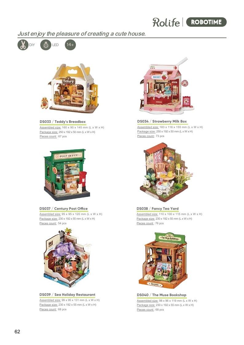 Robotime Current DIY Crafts Catalog Weekly Ad January 1 - December 31, 2026