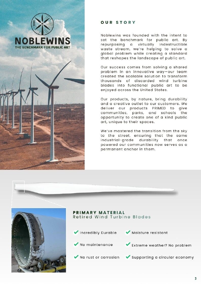 Noblewins Public Art Catalog Weekly Ad January 1 - December 31, 2026