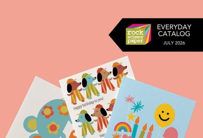 Rock Scissor Paper Everyday Paper Goods Catalog Weekly Ad January 1 - December 31, 2026