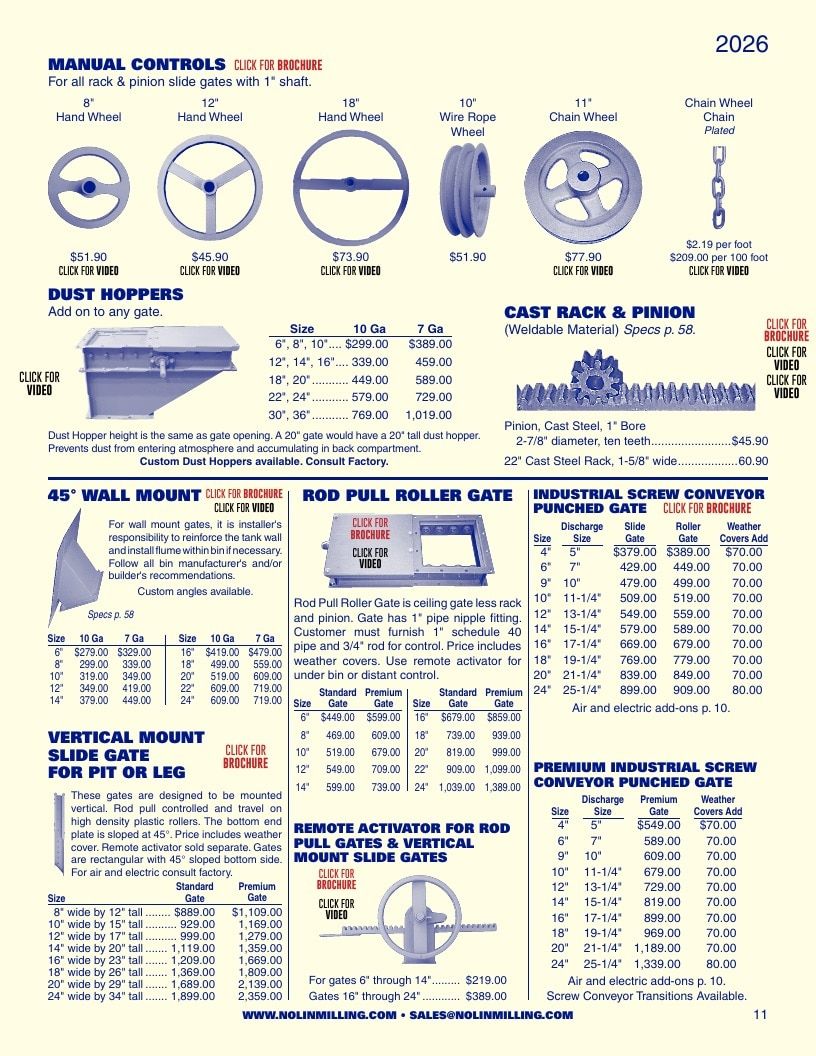 Nolin Milling Milling Equipment Catalog Weekly Ad January 1 - December 31, 2026