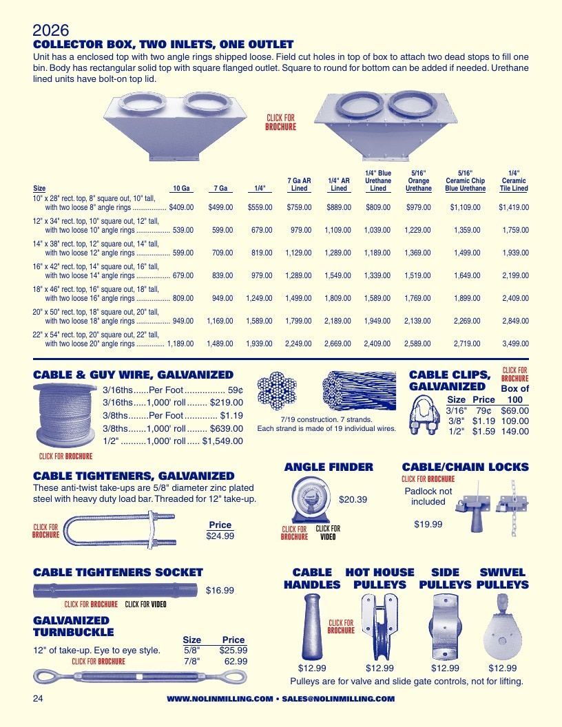 Nolin Milling Milling Equipment Catalog Weekly Ad January 1 - December 31, 2026