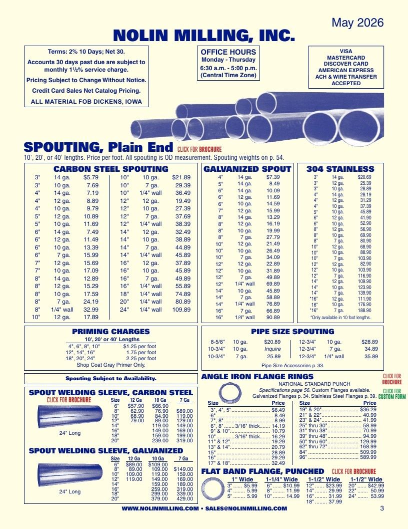 Nolin Milling Milling Equipment Catalog Weekly Ad January 1 - December 31, 2026