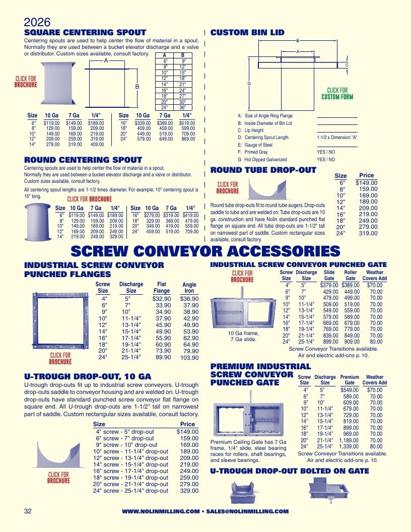 Nolin Milling Milling Equipment Catalog Weekly Ad January 1 - December 31, 2026