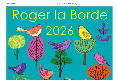 Roger la Borde Annual Stationery Catalog Weekly Ad January 1 - December 31, 2026