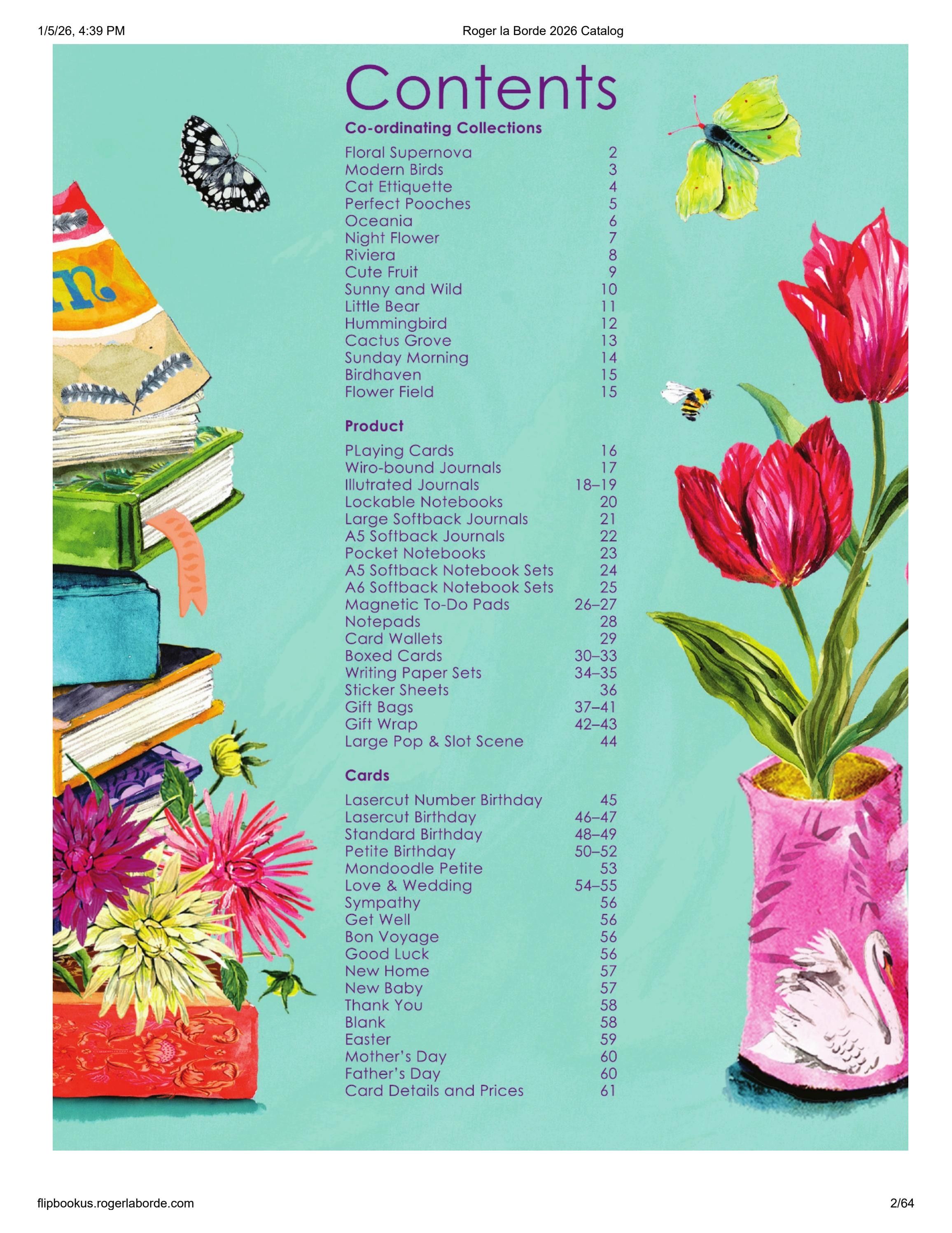 Roger la Borde Annual Stationery Catalog Weekly Ad January 1 - December 31, 2026