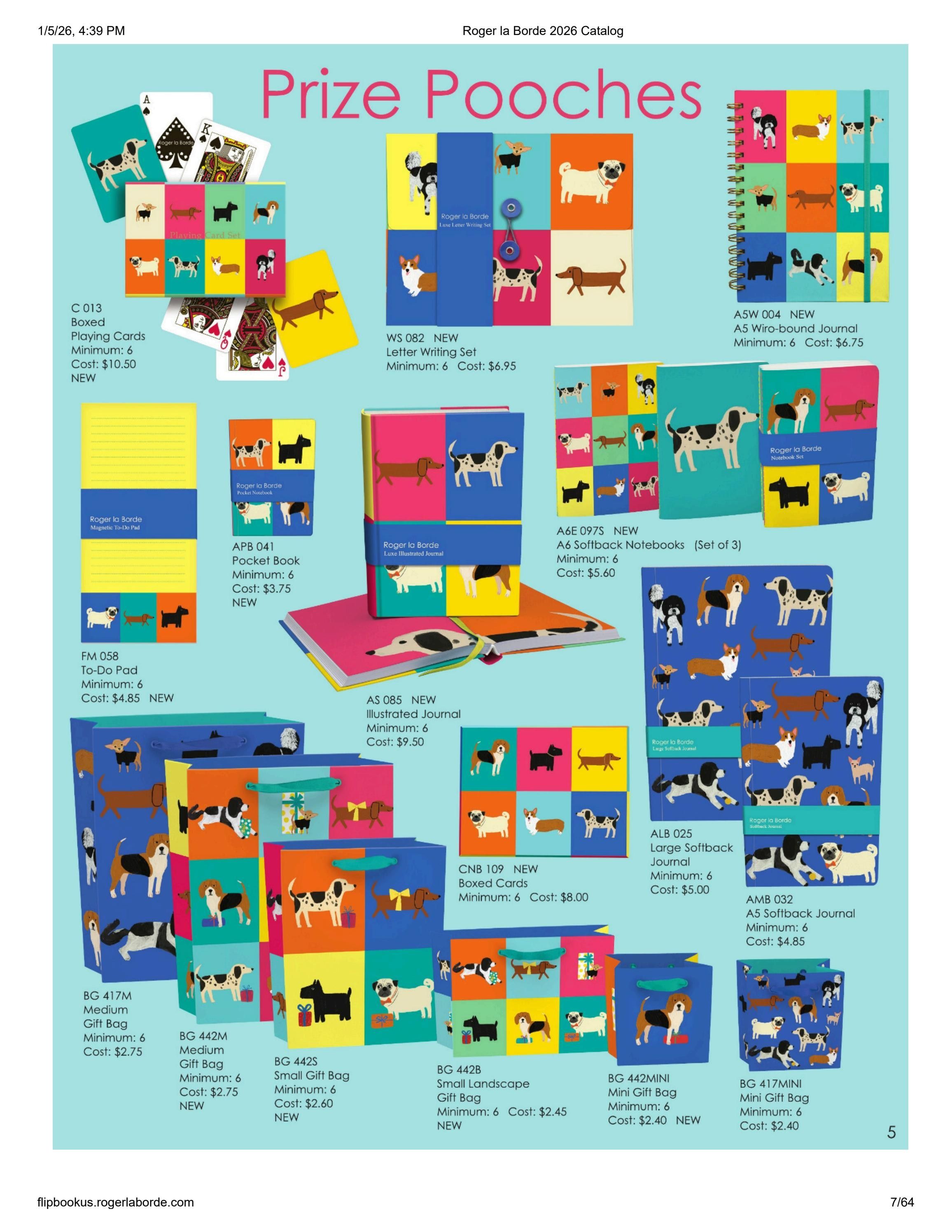 Roger la Borde Annual Stationery Catalog Weekly Ad January 1 - December 31, 2026