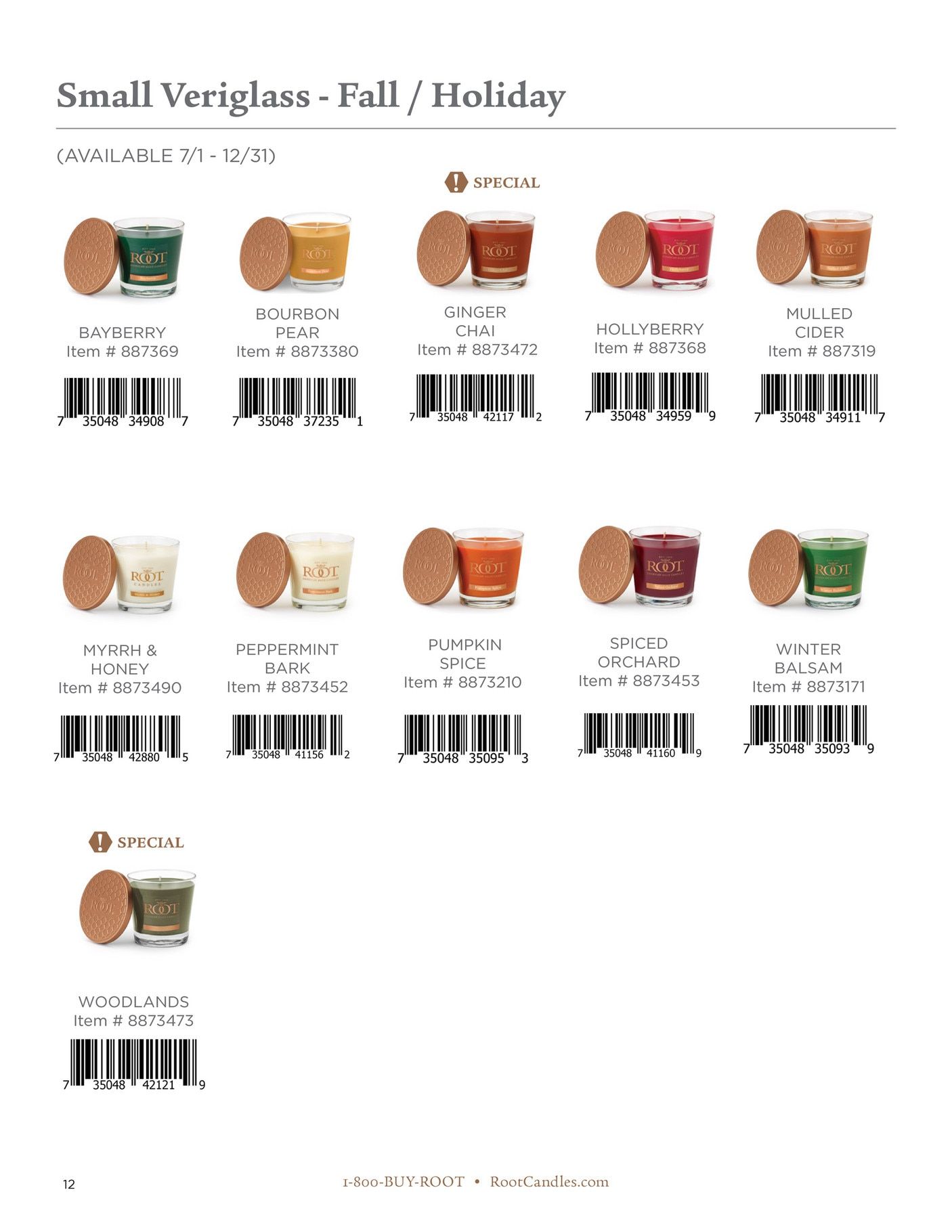 Root Candles Spring and Summer Scan Catalog Weekly Ad January 1 - December 31, 2026