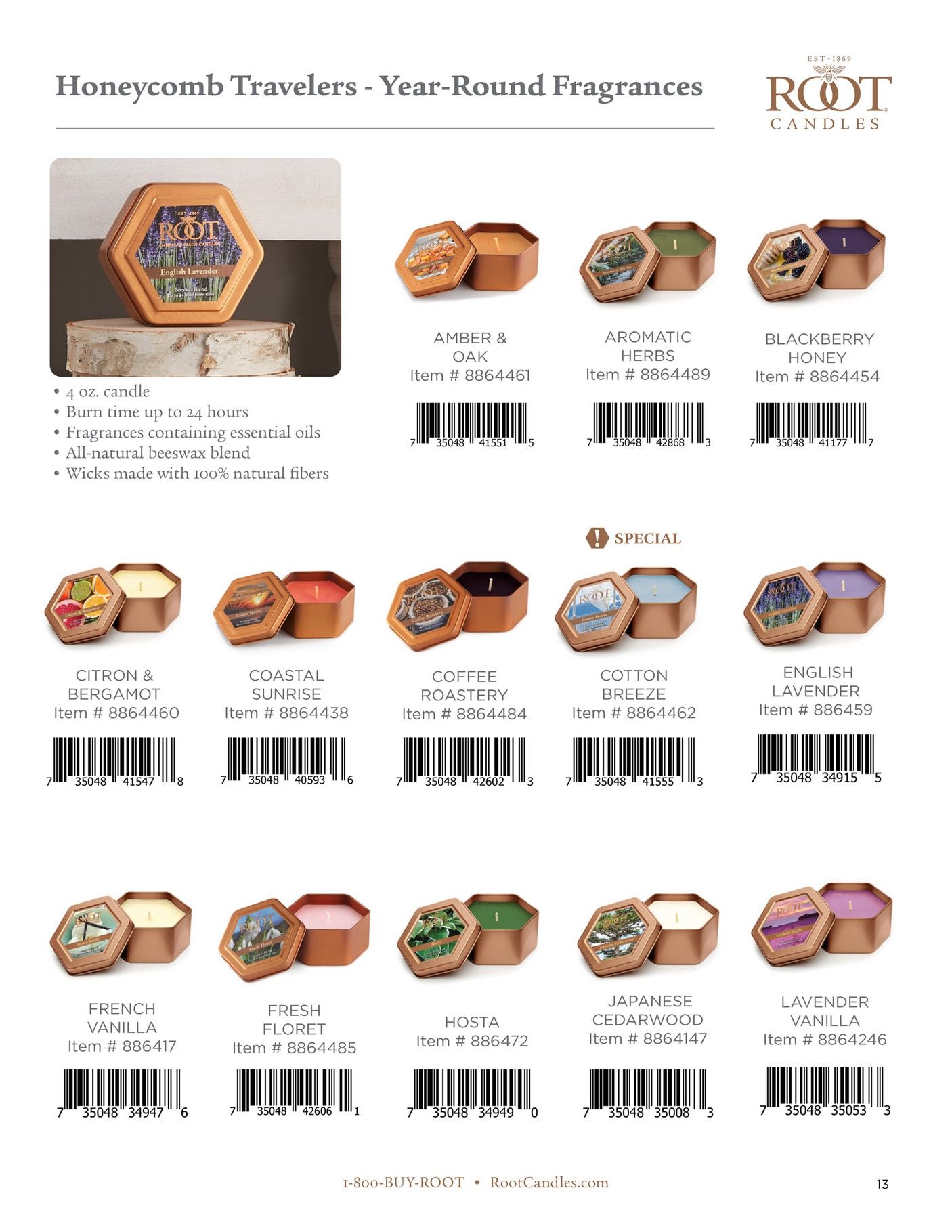 Root Candles Spring and Summer Scan Catalog Weekly Ad January 1 - December 31, 2026