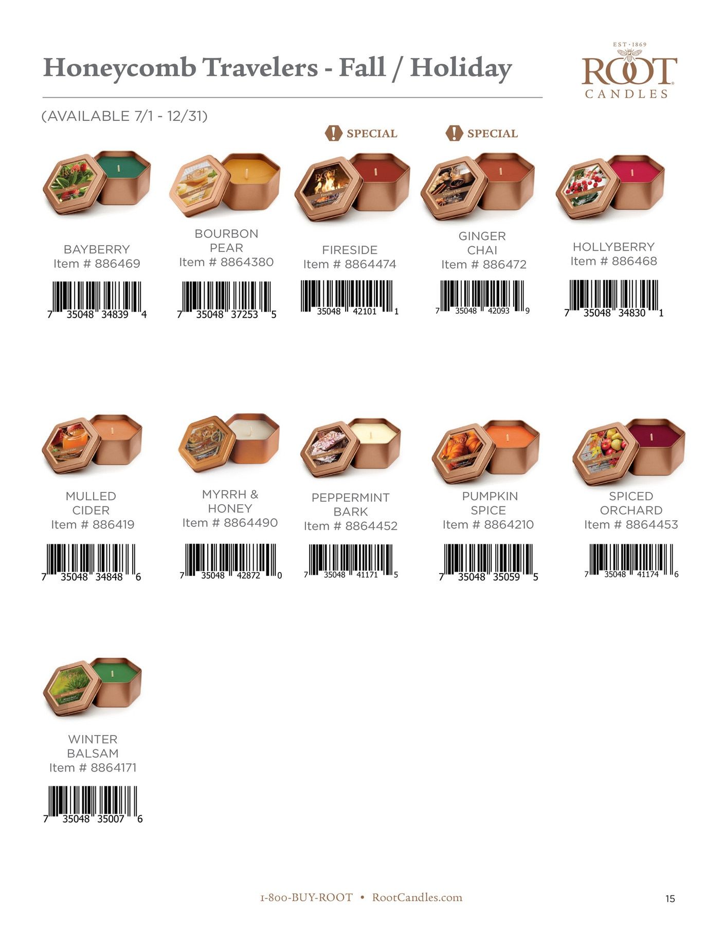 Root Candles Spring and Summer Scan Catalog Weekly Ad January 1 - December 31, 2026
