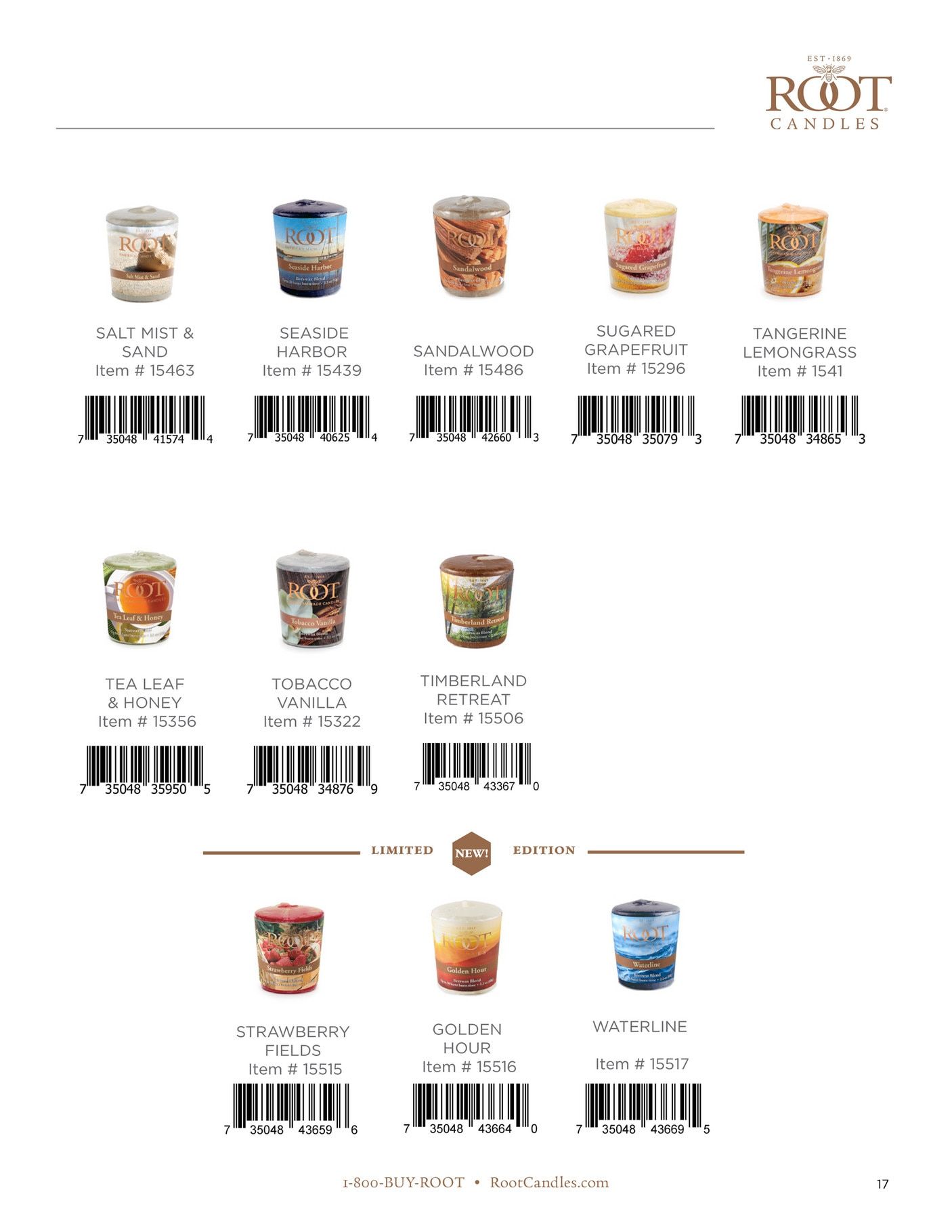 Root Candles Spring and Summer Scan Catalog Weekly Ad January 1 - December 31, 2026