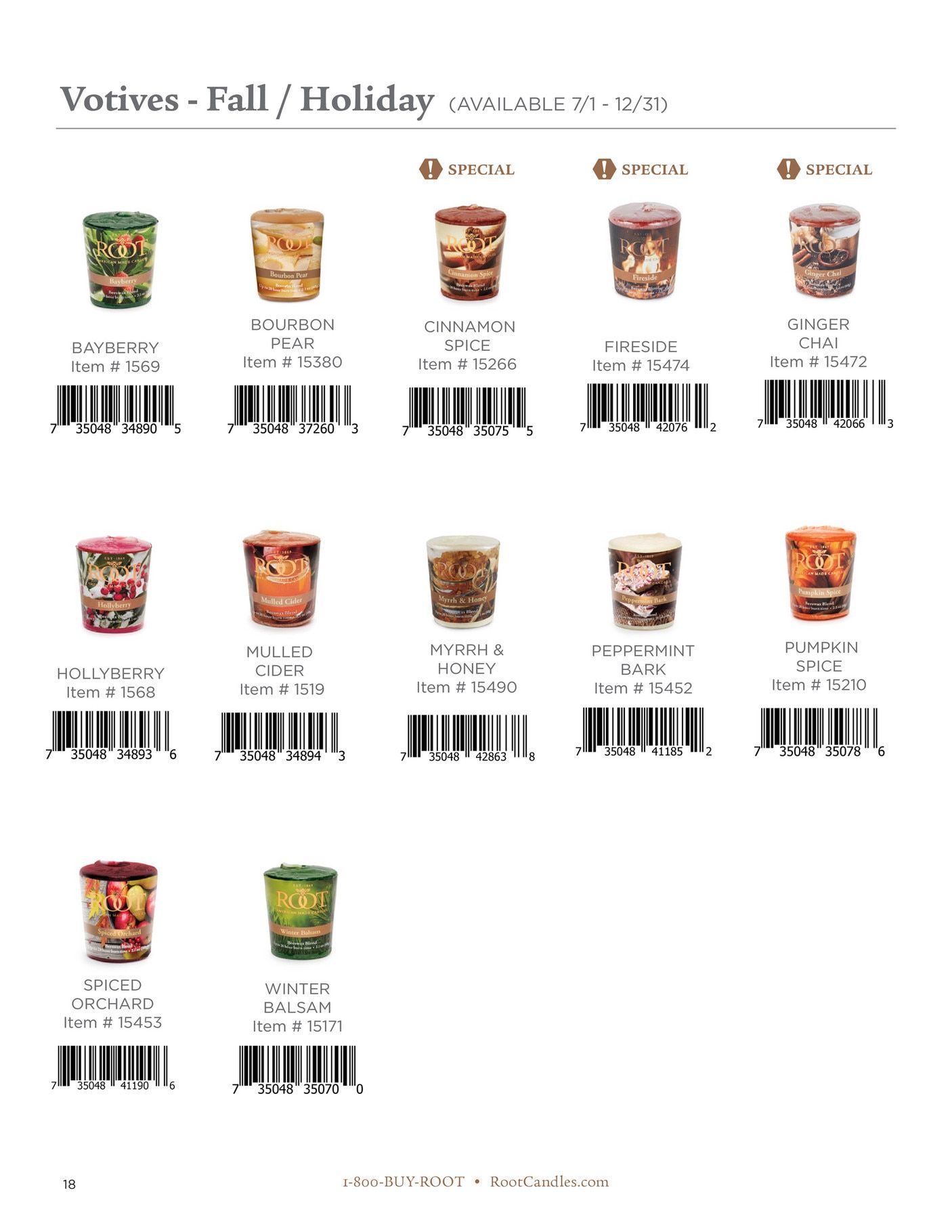 Root Candles Spring and Summer Scan Catalog Weekly Ad January 1 - December 31, 2026