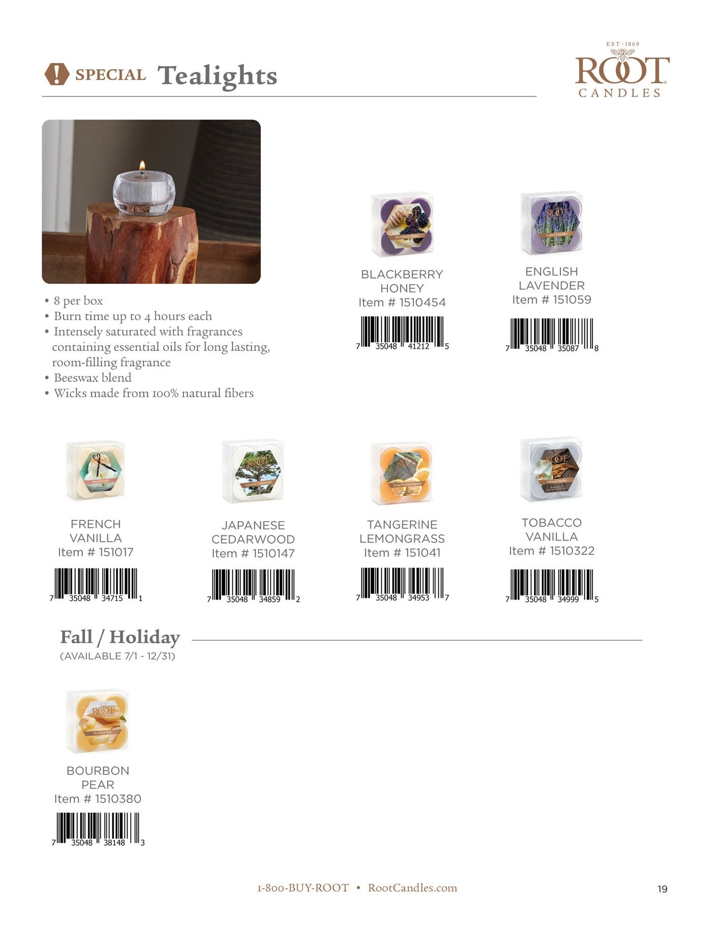 Root Candles Spring and Summer Scan Catalog Weekly Ad January 1 - December 31, 2026