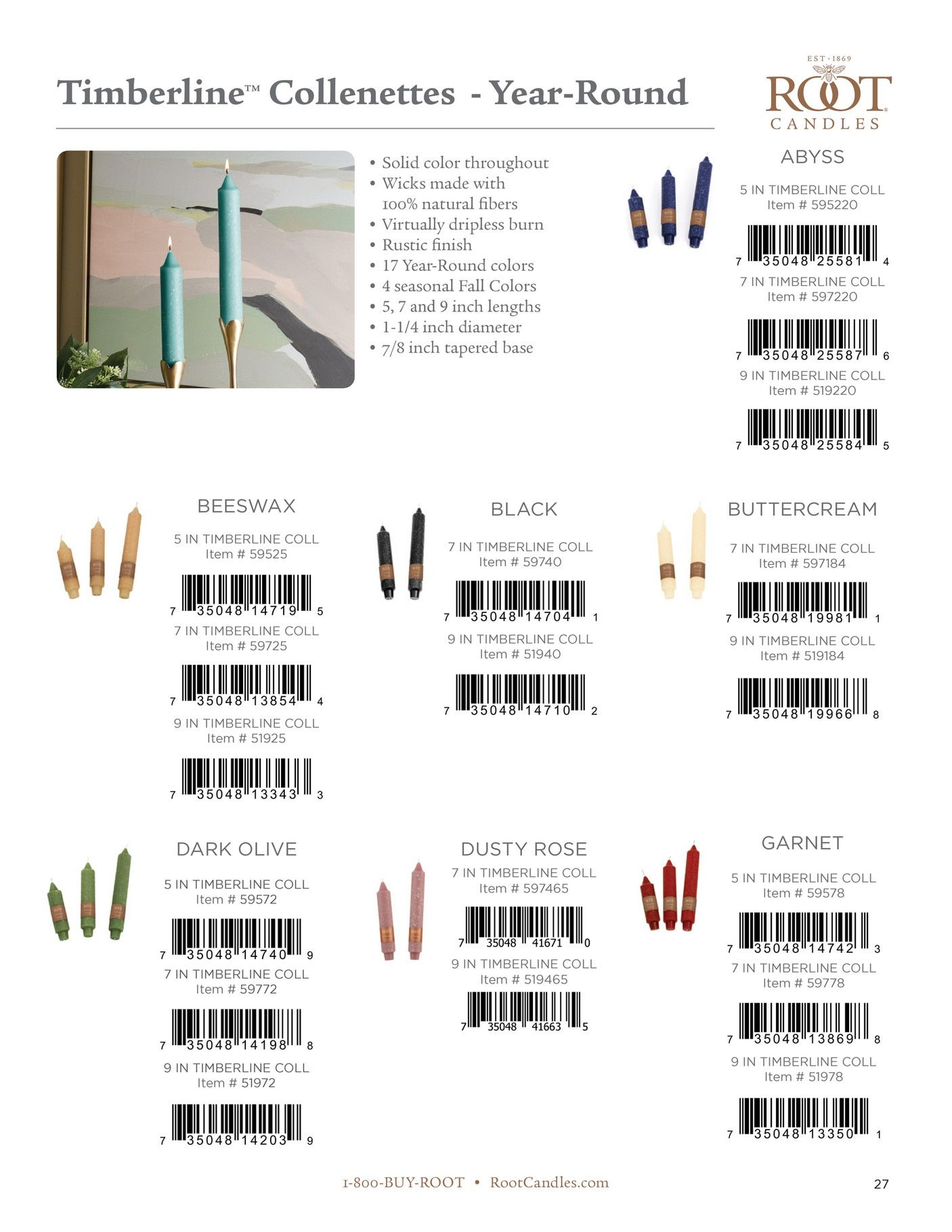 Root Candles Spring and Summer Scan Catalog Weekly Ad January 1 - December 31, 2026