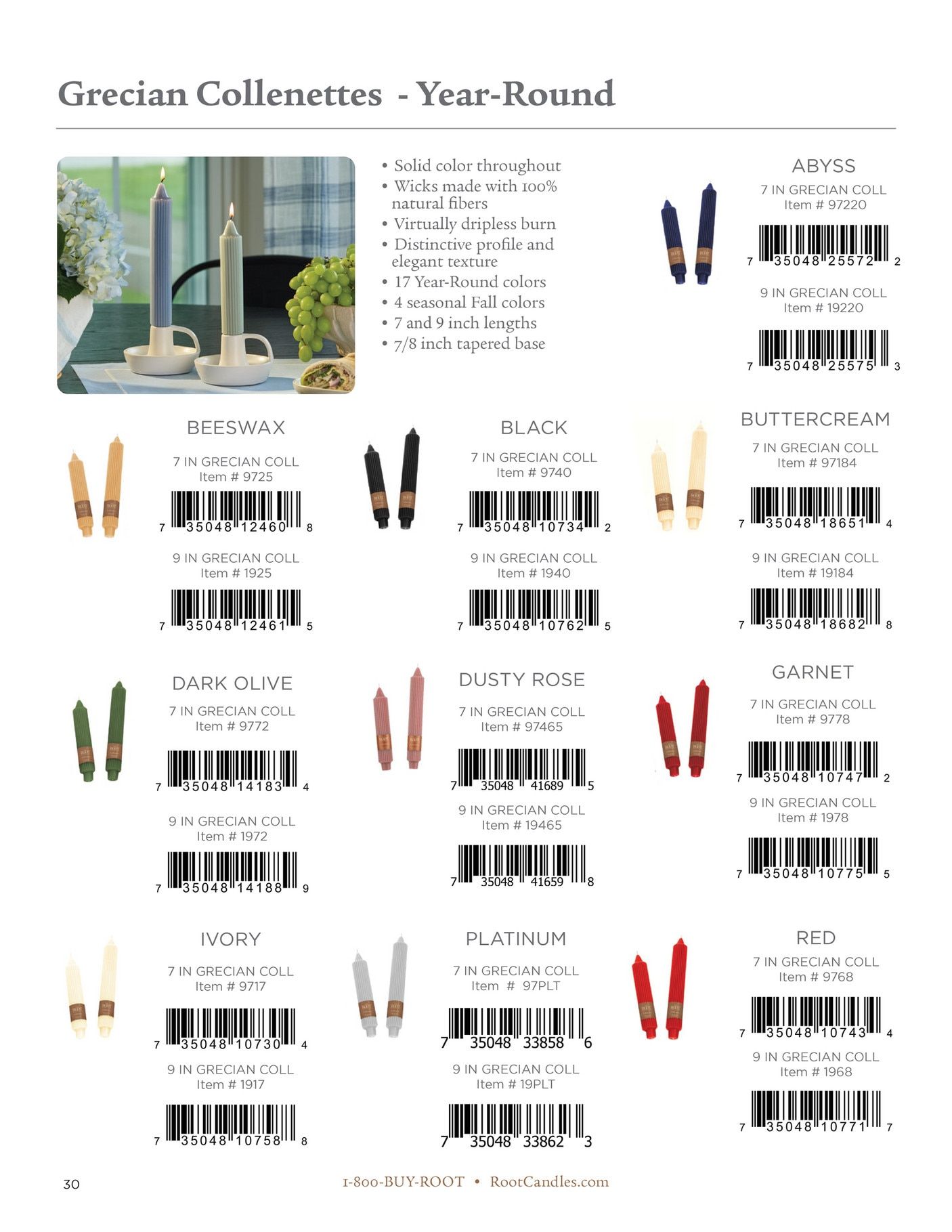 Root Candles Spring and Summer Scan Catalog Weekly Ad January 1 - December 31, 2026