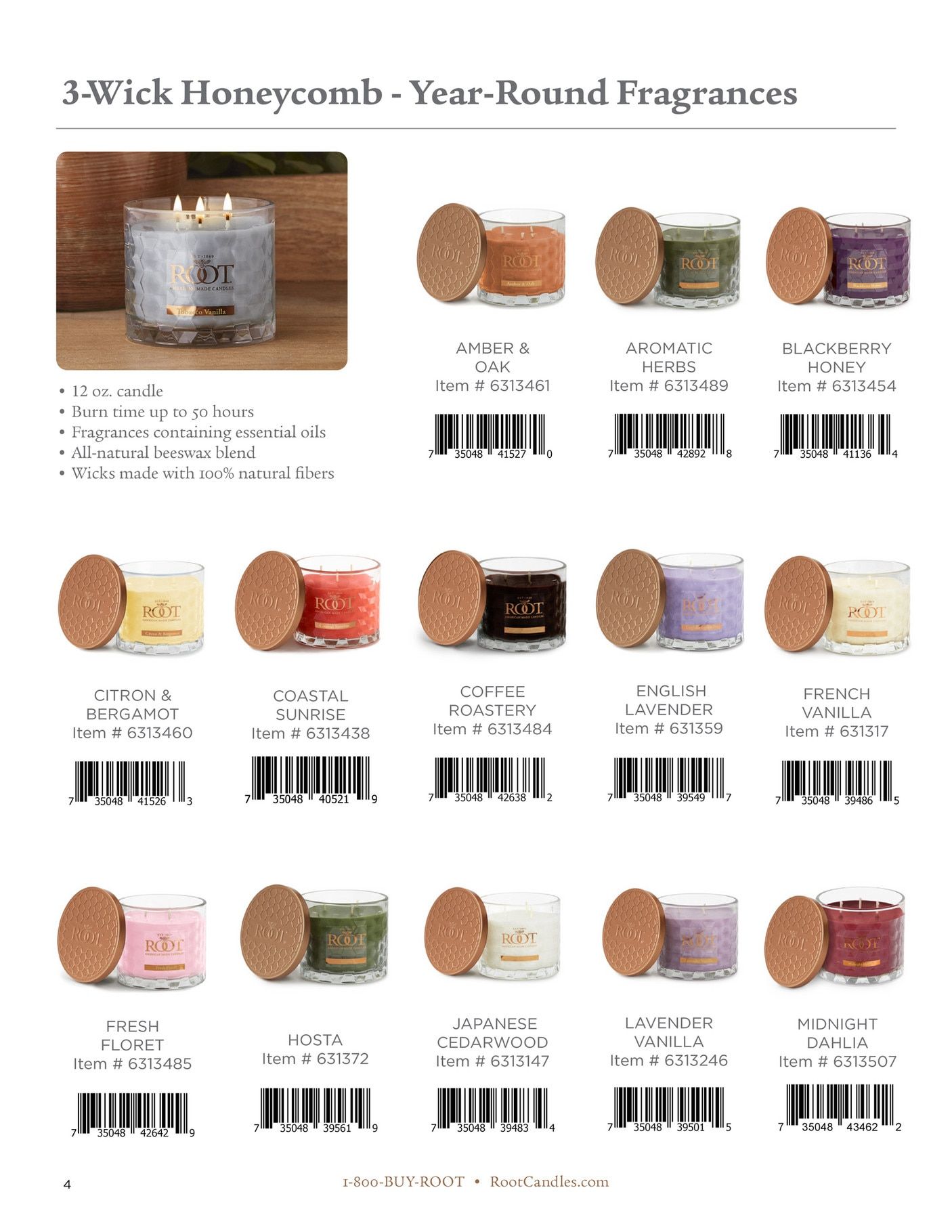 Root Candles Spring and Summer Scan Catalog Weekly Ad January 1 - December 31, 2026