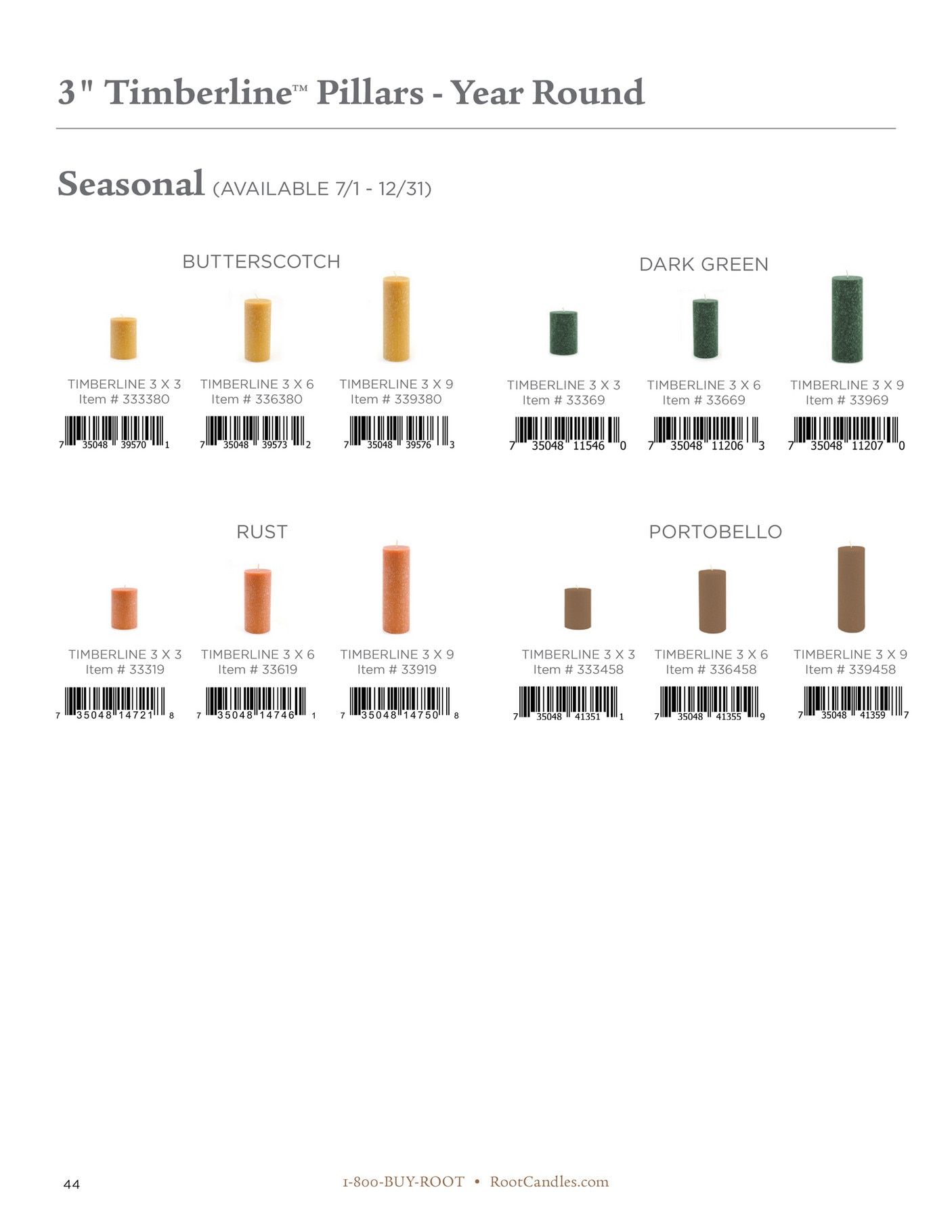 Root Candles Spring and Summer Scan Catalog Weekly Ad January 1 - December 31, 2026