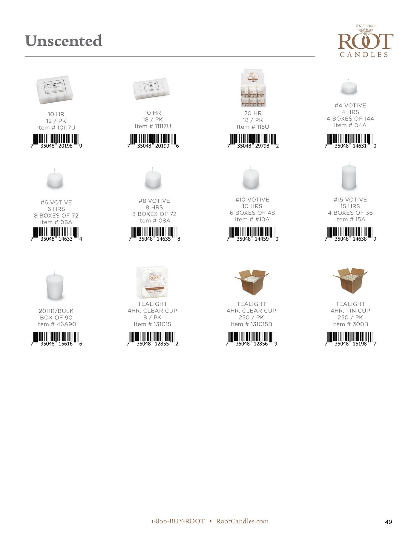 Root Candles Spring and Summer Scan Catalog Weekly Ad January 1 - December 31, 2026