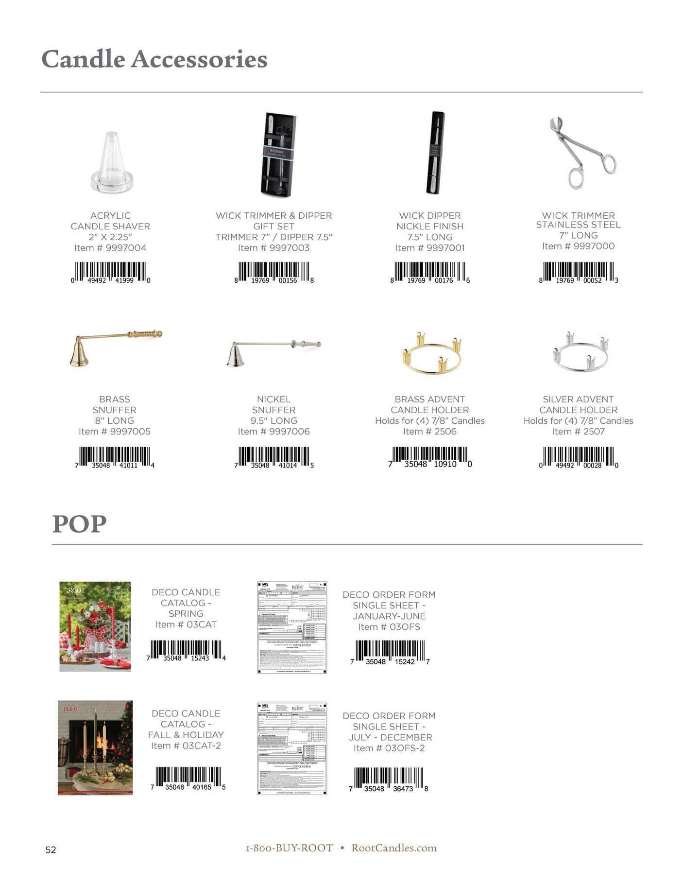 Root Candles Spring and Summer Scan Catalog Weekly Ad January 1 - December 31, 2026