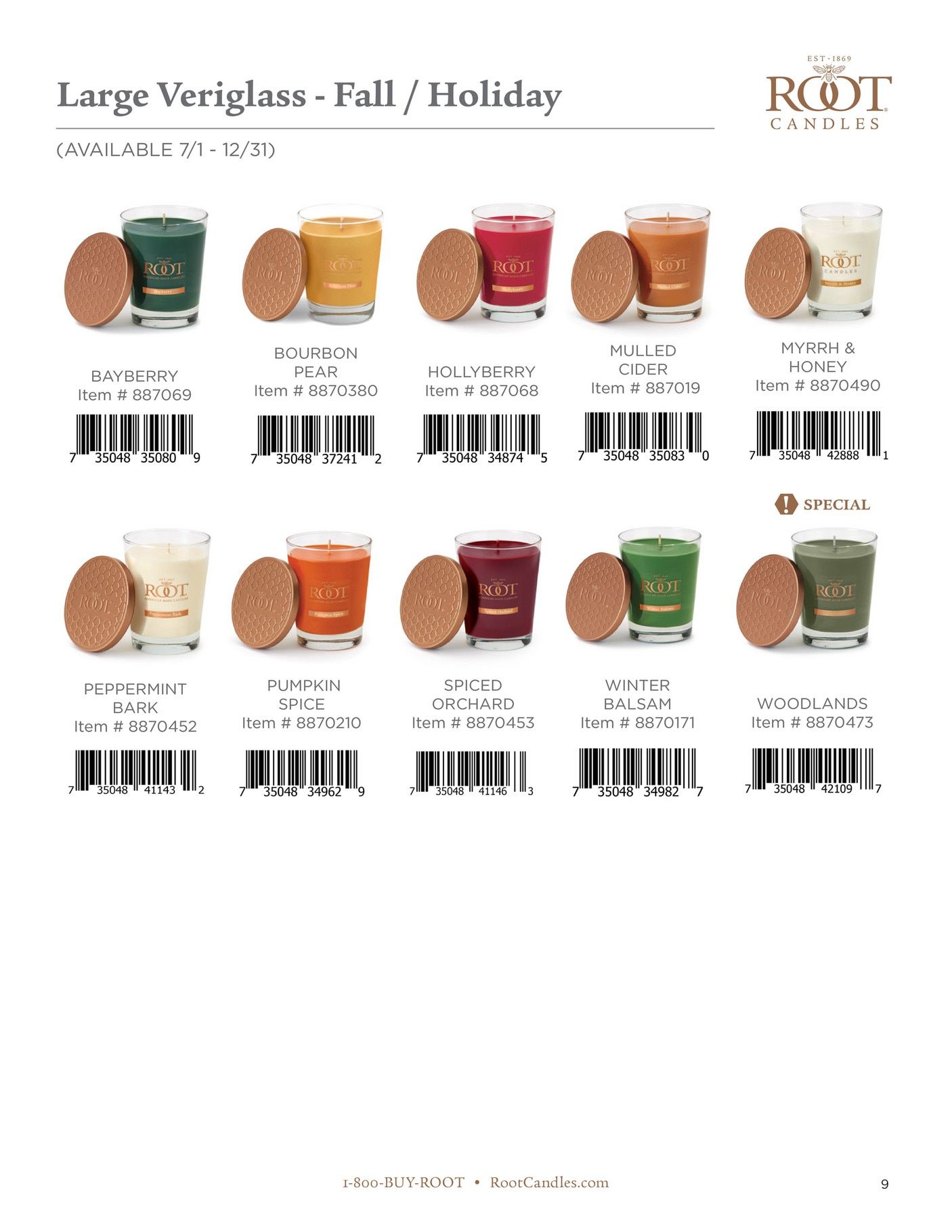 Root Candles Spring and Summer Scan Catalog Weekly Ad January 1 - December 31, 2026