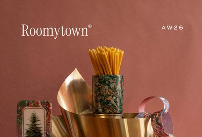 Roomytown Fall and Winter Catalog Weekly Ad January 1 - December 31, 2026