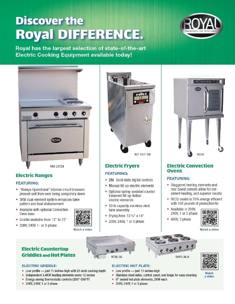 Royal Range of California Commercial Kitchen Equipment Catalog Weekly Ad January 1 - December 31, 2026