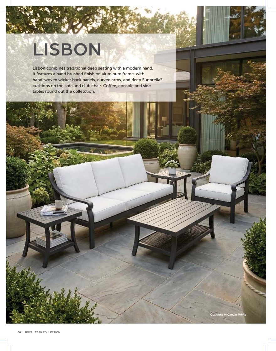 Royal Teak Collection Outdoor Furniture Catalog Weekly Ad January 1 - December 31, 2026