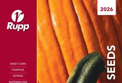 Rupp Seeds Vegetable Seed Catalog Weekly Ad January 1 - December 31, 2026