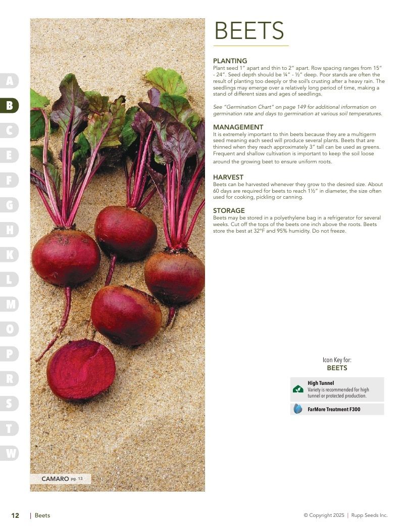 Rupp Seeds Vegetable Seed Catalog Weekly Ad January 1 - December 31, 2026