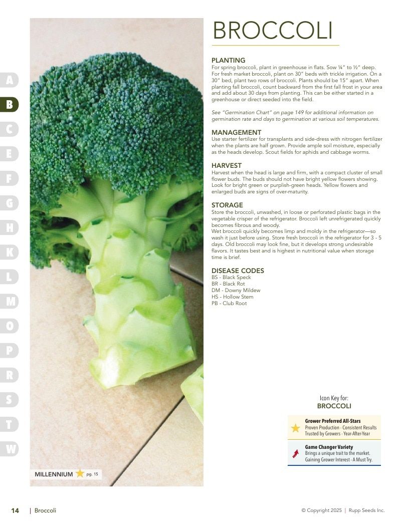 Rupp Seeds Vegetable Seed Catalog Weekly Ad January 1 - December 31, 2026