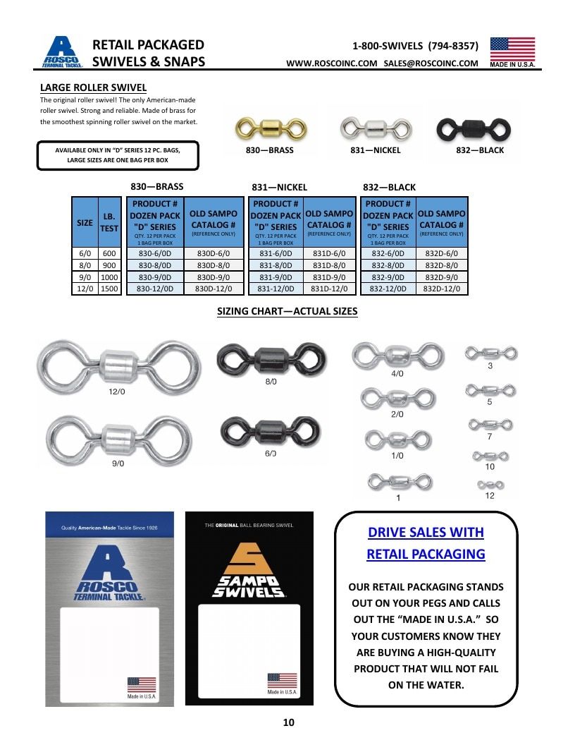 Rosco Tackle Fishing Tackle Catalog Weekly Ad January 1 - December 31, 2026