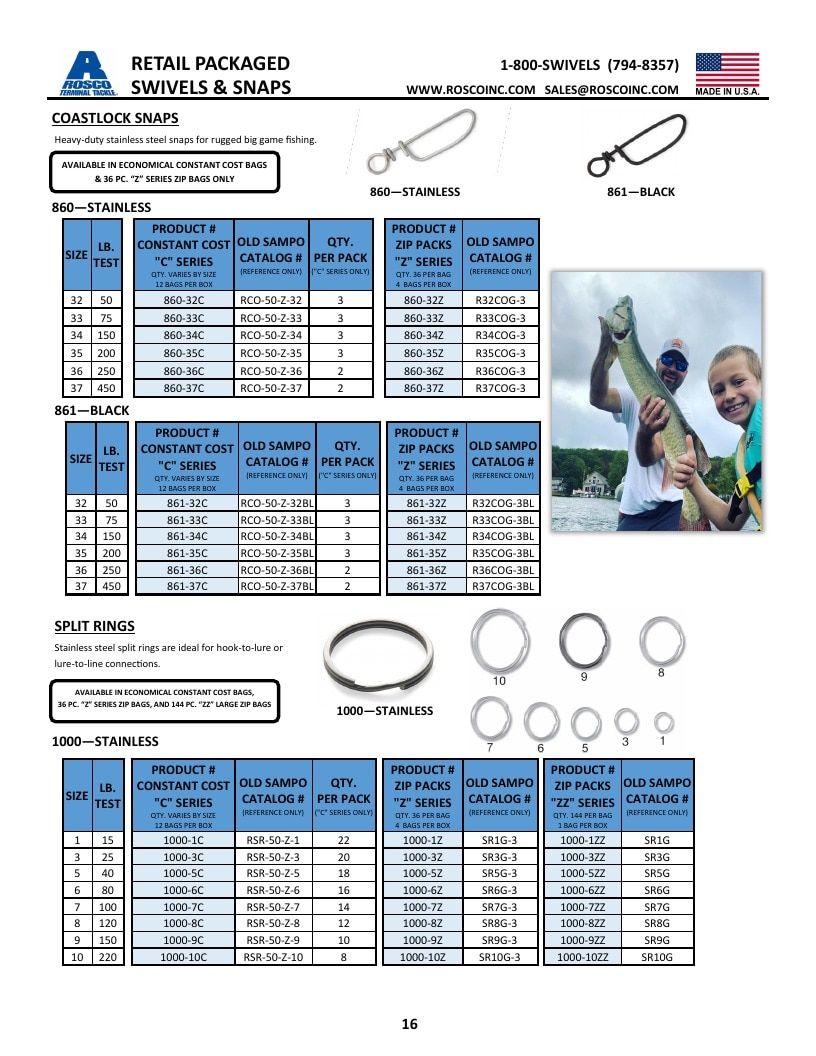 Rosco Tackle Fishing Tackle Catalog Weekly Ad January 1 - December 31, 2026