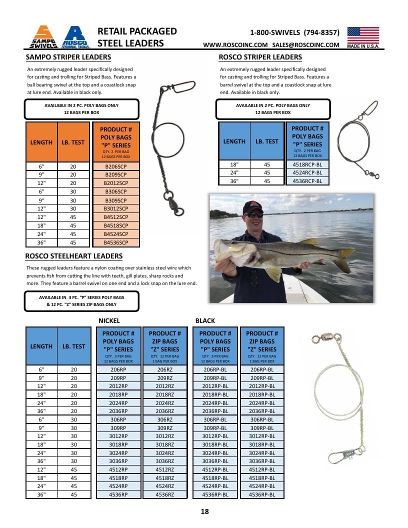 Rosco Tackle Fishing Tackle Catalog Weekly Ad January 1 - December 31, 2026