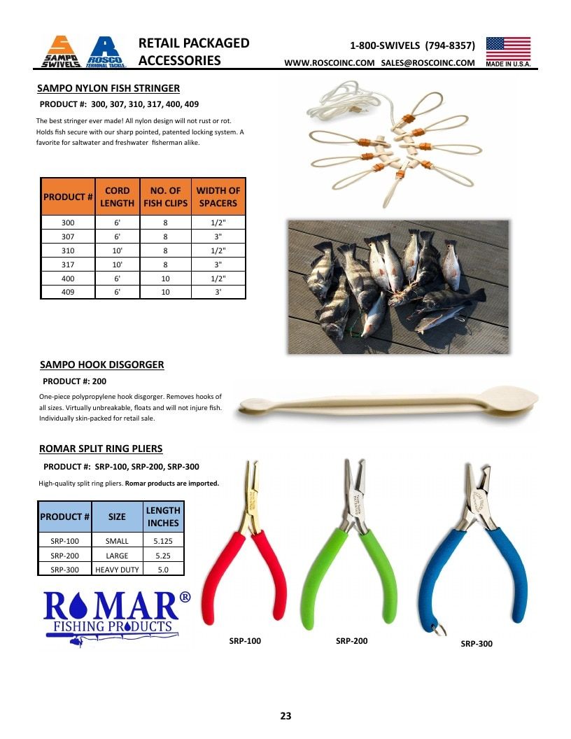 Rosco Tackle Fishing Tackle Catalog Weekly Ad January 1 - December 31, 2026