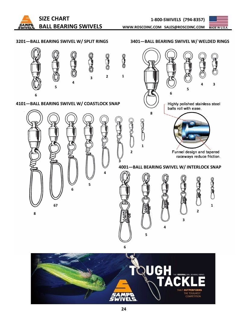 Rosco Tackle Fishing Tackle Catalog Weekly Ad January 1 - December 31, 2026