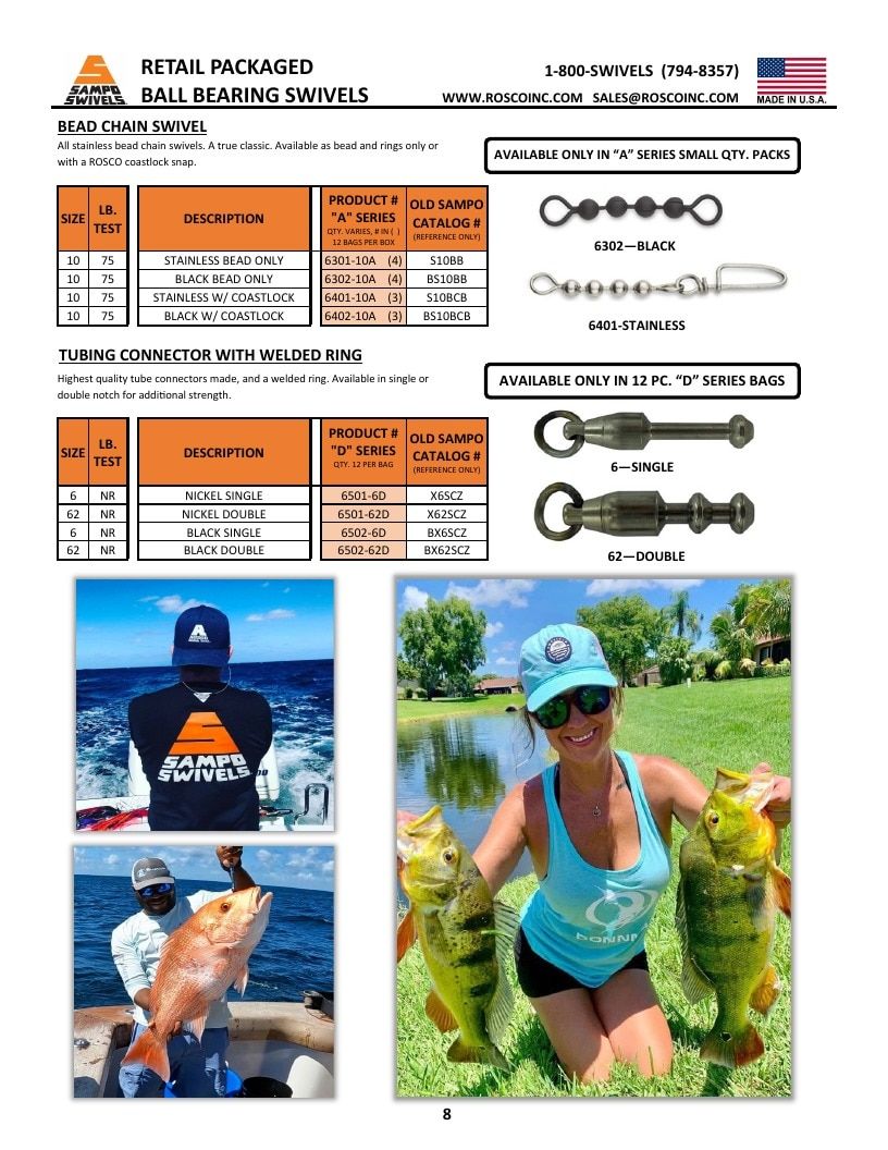 Rosco Tackle Fishing Tackle Catalog Weekly Ad January 1 - December 31, 2026