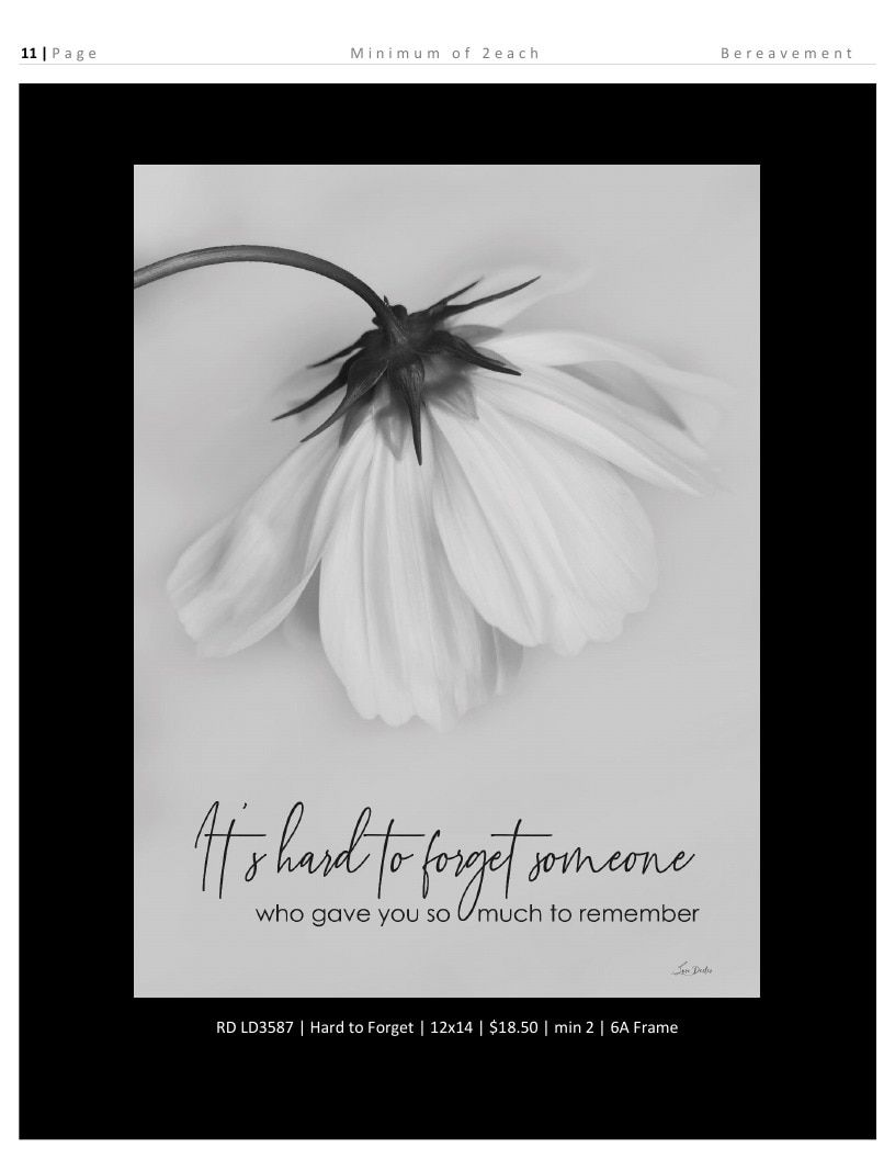Roslyn Decor Bereavement Decor Catalog Weekly Ad January 1 - December 31, 2026