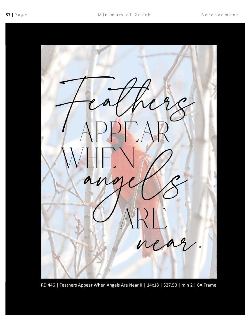 Roslyn Decor Bereavement Decor Catalog Weekly Ad January 1 - December 31, 2026