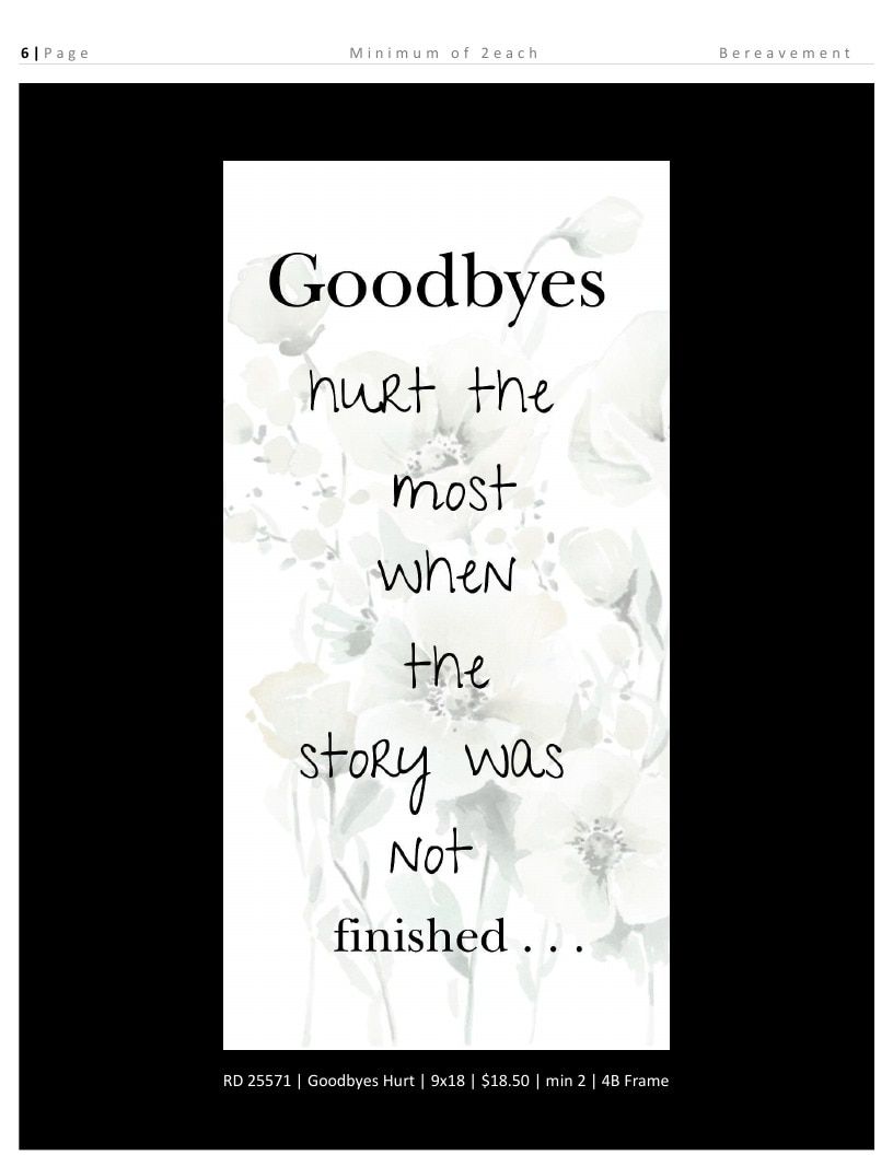 Roslyn Decor Bereavement Decor Catalog Weekly Ad January 1 - December 31, 2026